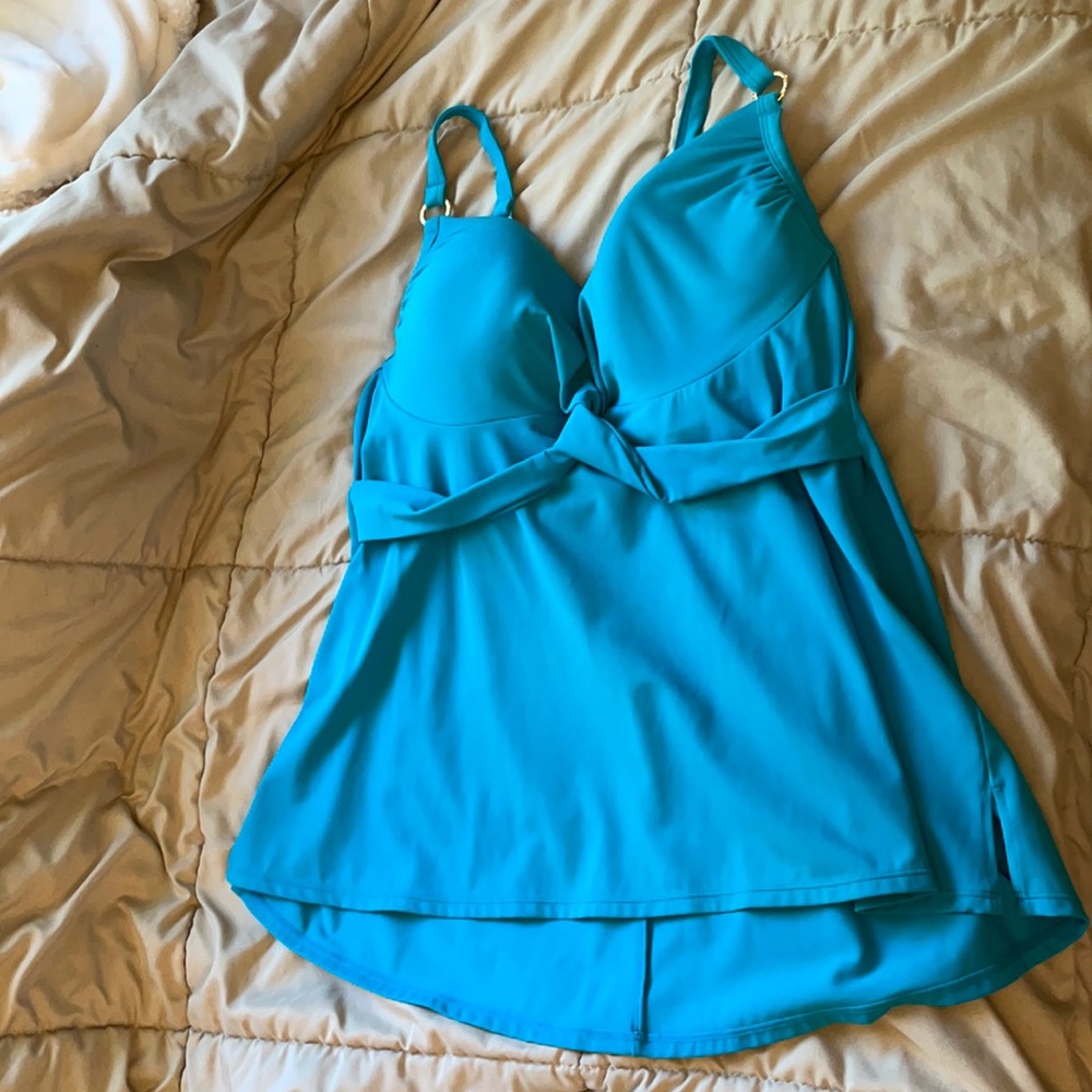 Lane Bryant Blue bathing suit set